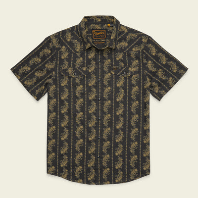 H Bar B Snapshirt - Grampa’s Curtains : Antique Black
