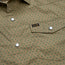 H Bar B Snapshirt - Lockhart Floral : Olive