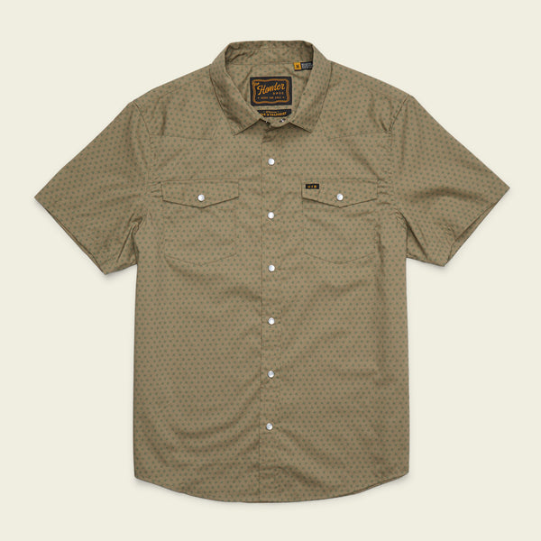 H Bar B Snapshirt - Lockhart Floral : Olive – HOWLER BROTHERS