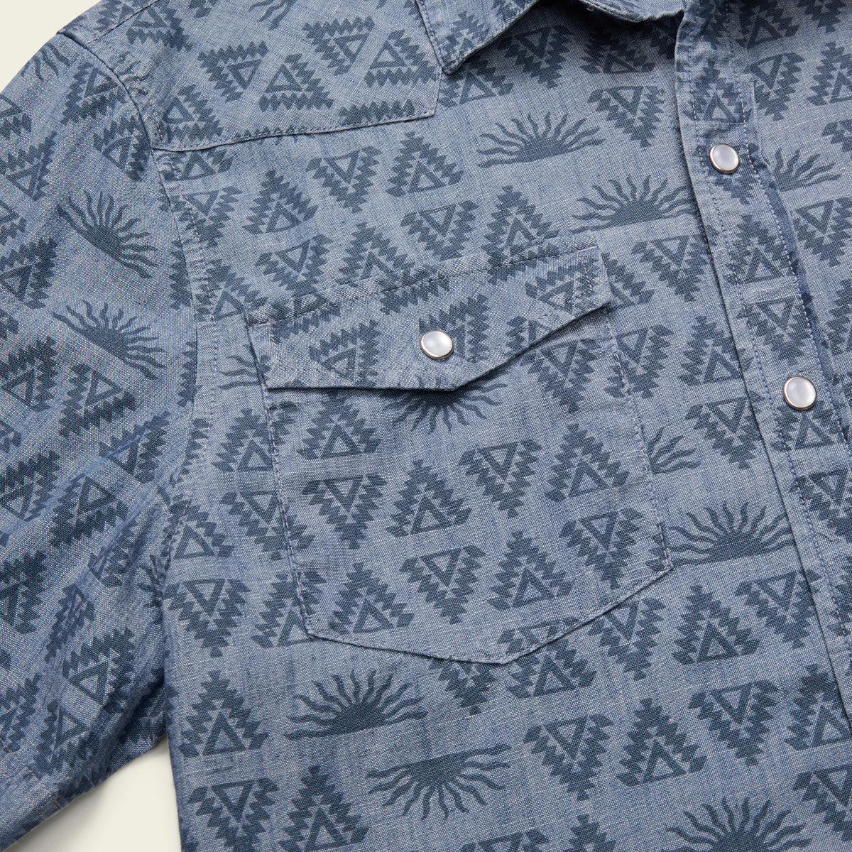 H Bar B Snapshirt - Petrol - View 4