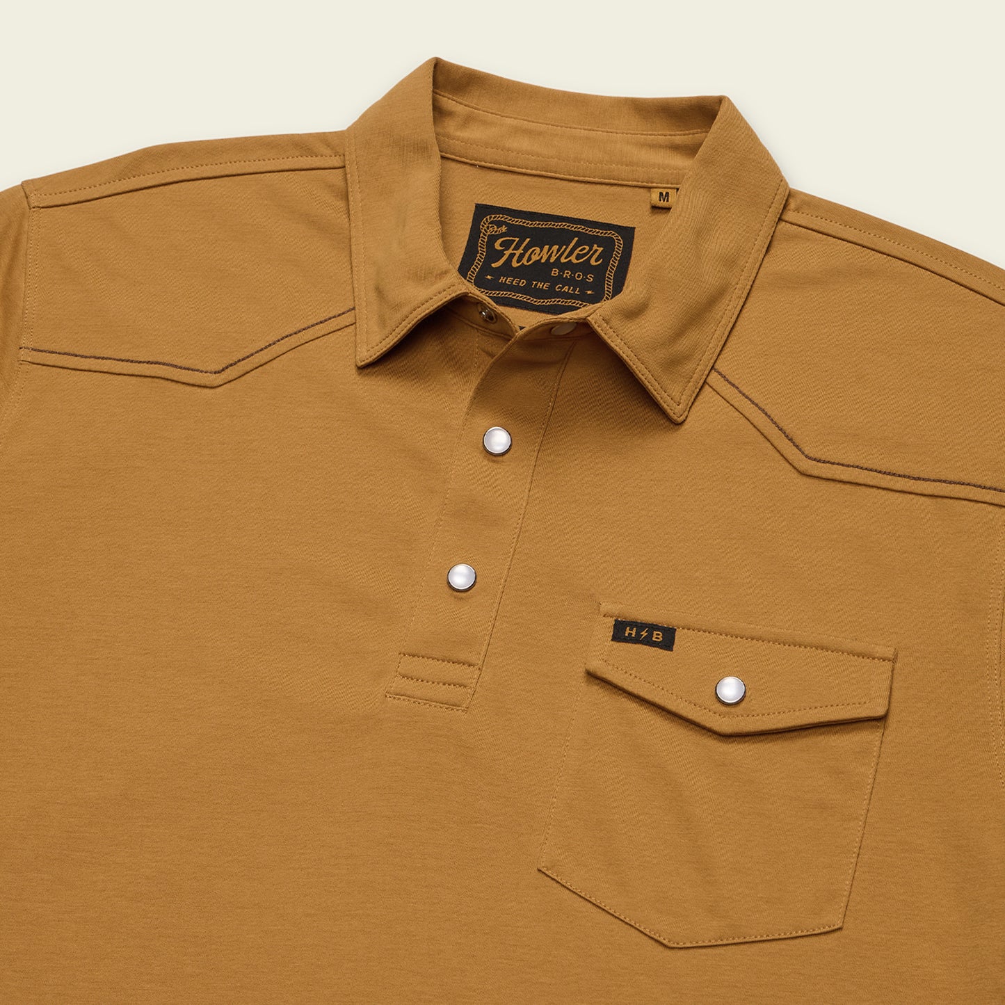Ranchero Polo - Old Gold - View 3