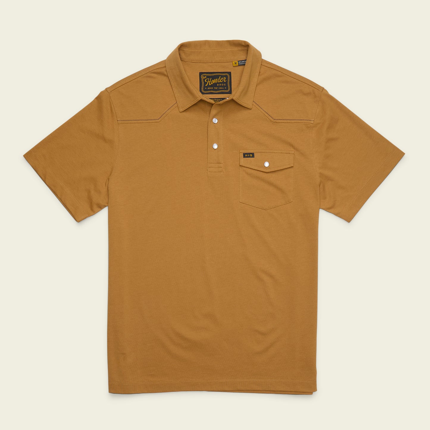 Ranchero Polo - Old Gold - View 1