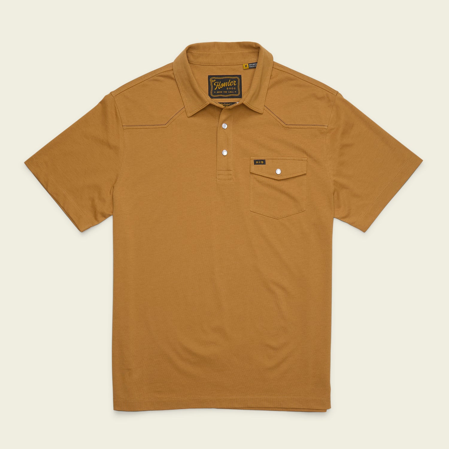 Ranchero Polo - Old Gold - View 1