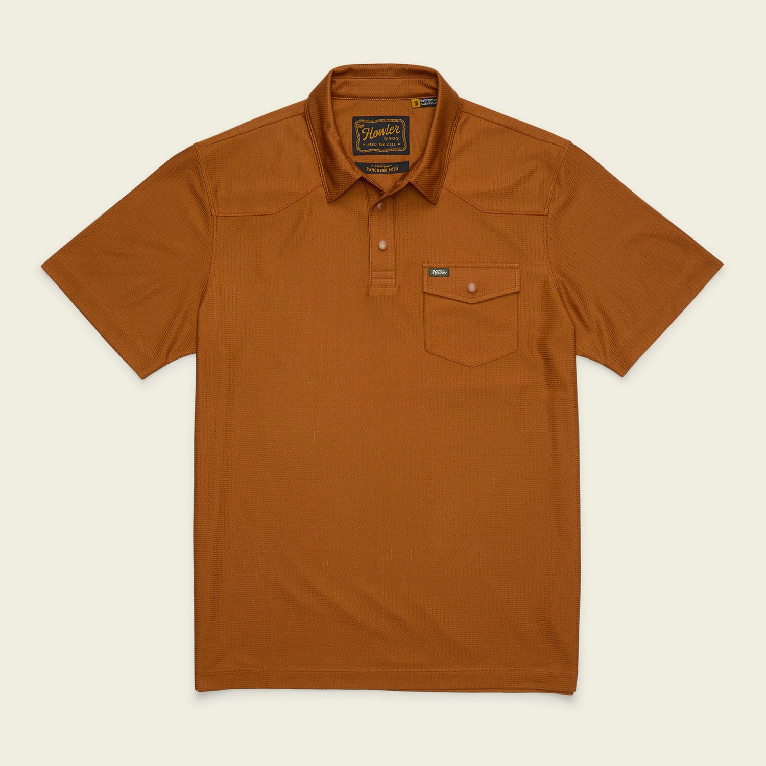 Ranchero Tech Polo - Mocha - View 1