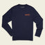 Howler Posse Cotton Longsleeve T-Shirt - Navy