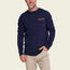 Howler Posse Cotton Longsleeve T-Shirt - Navy