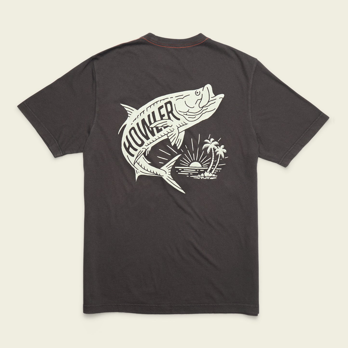 Dancin’ King Cotton Pocket T-Shirt - Antique Black - View 1