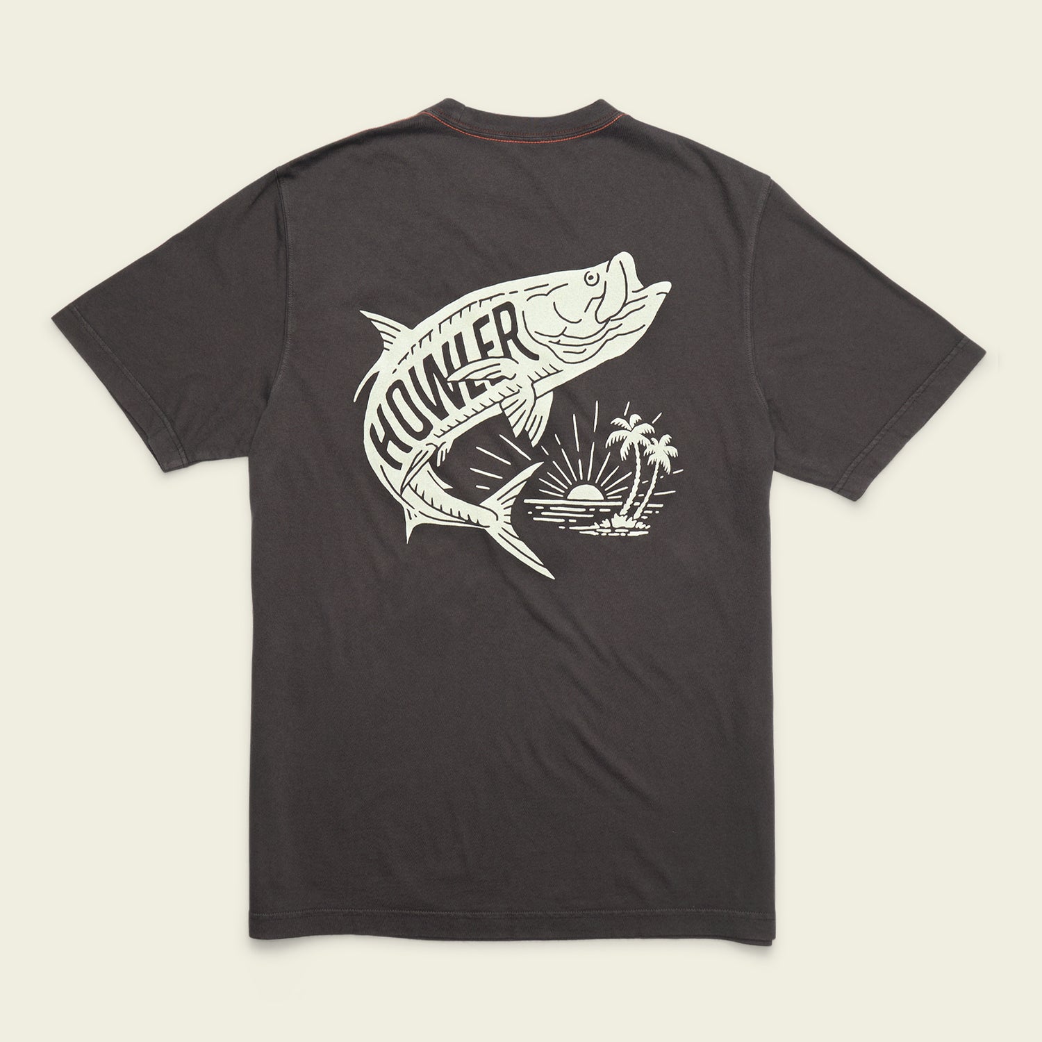 Dancin’ King Cotton Pocket T-Shirt - Antique Black - View 1