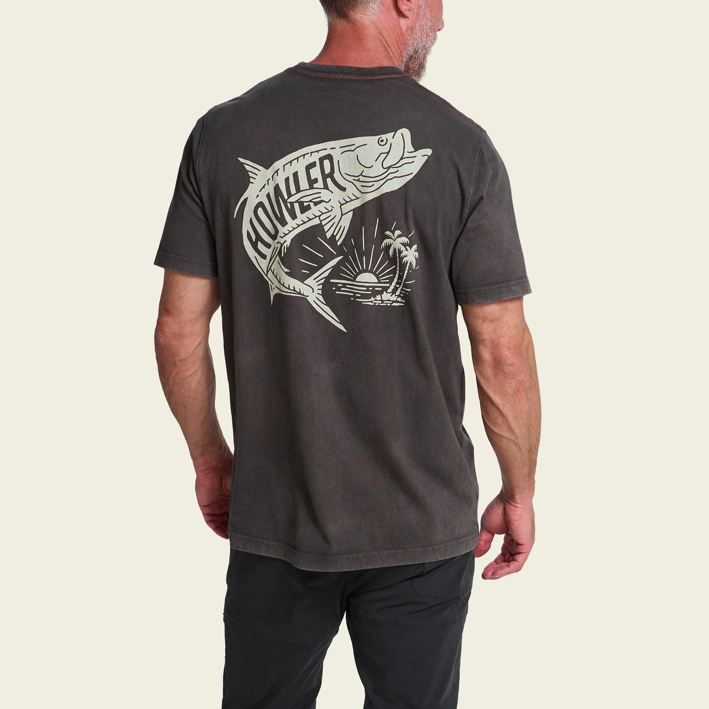 Dancin’ King Cotton Pocket T-Shirt - Antique Black - View 5