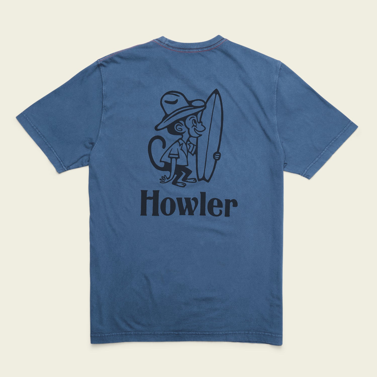 El Monito Surfs Cotton Pocket T-Shirt - Key Largo - View 1