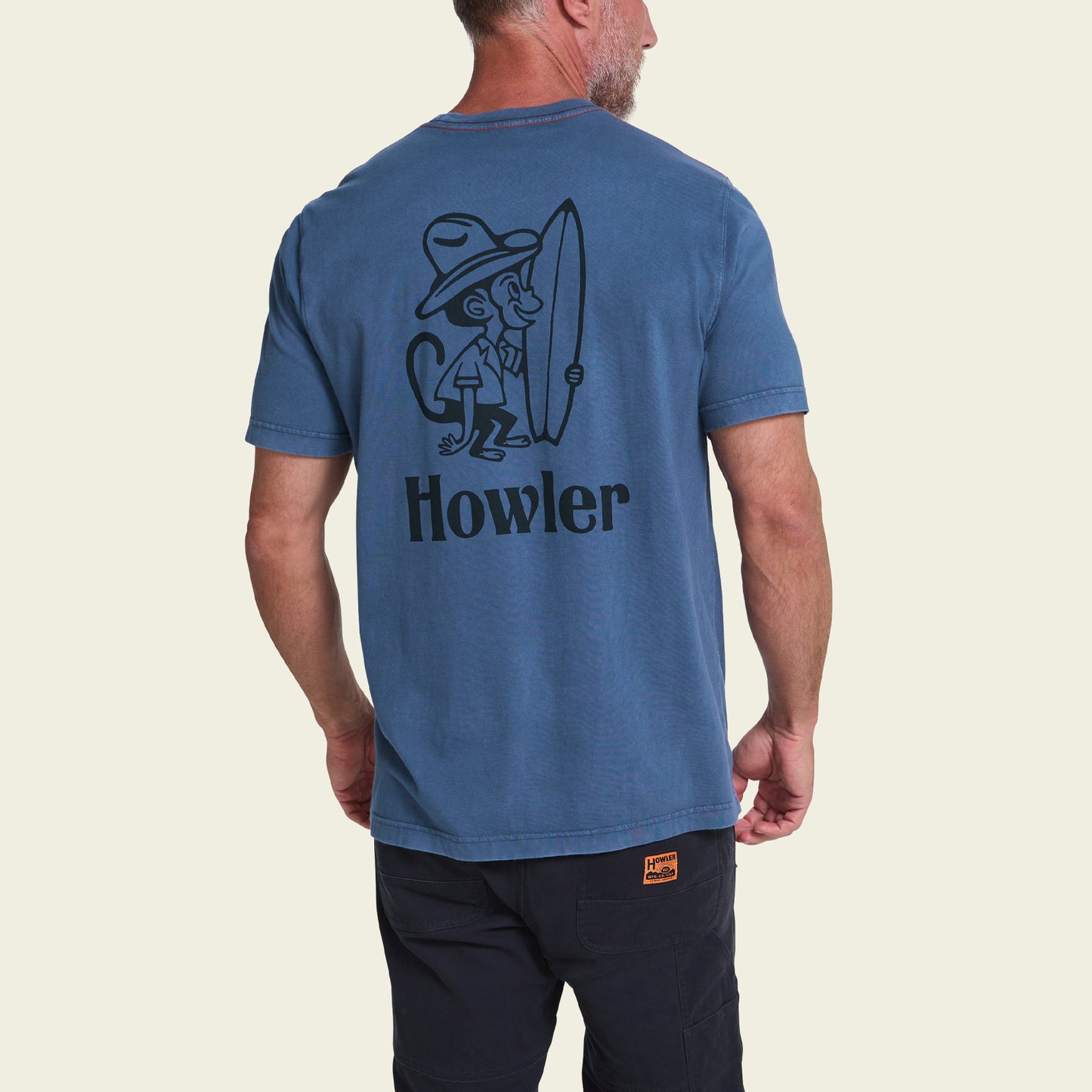 El Monito Surfs Cotton Pocket T-Shirt - Key Largo - View 5