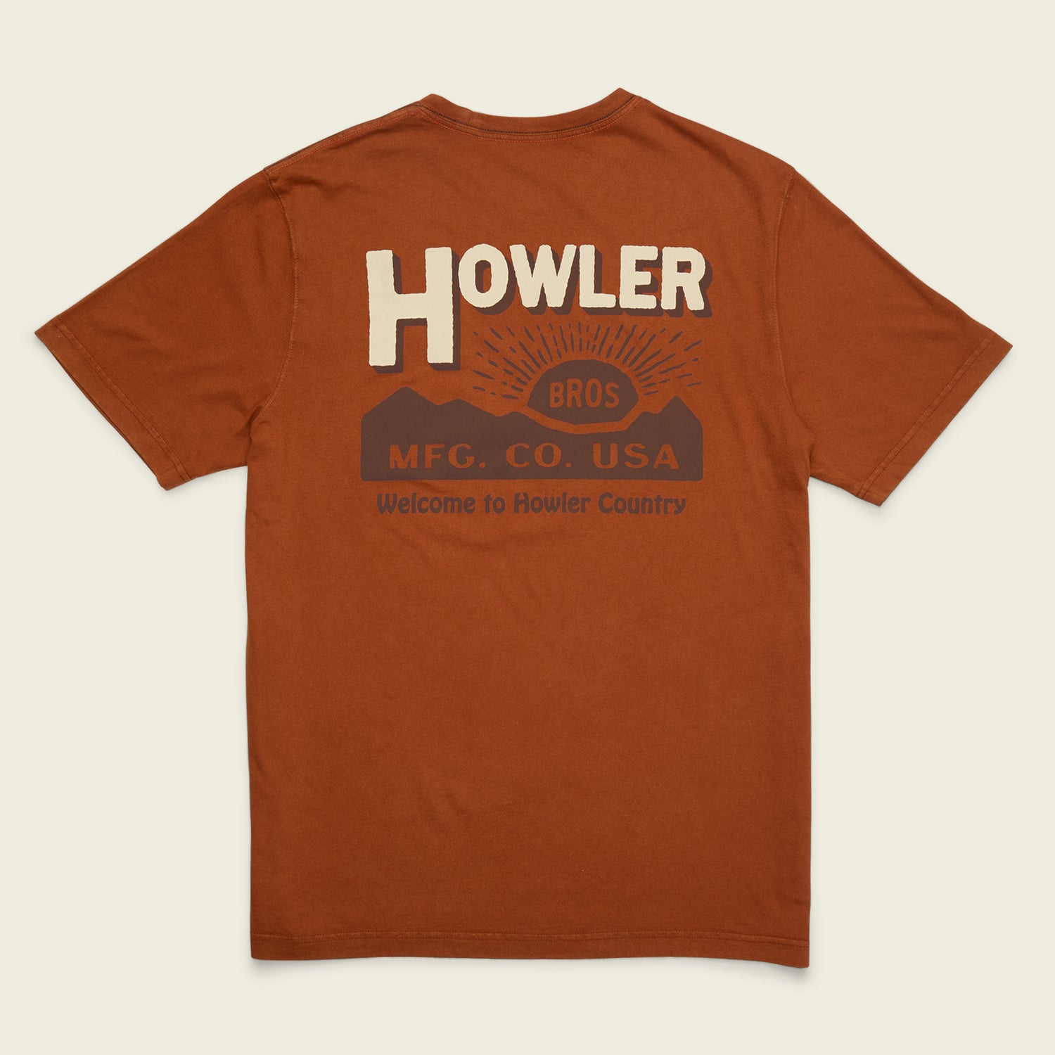 HB Mfg. Co. Cotton Pocket T-Shirt - Caramel - View 1