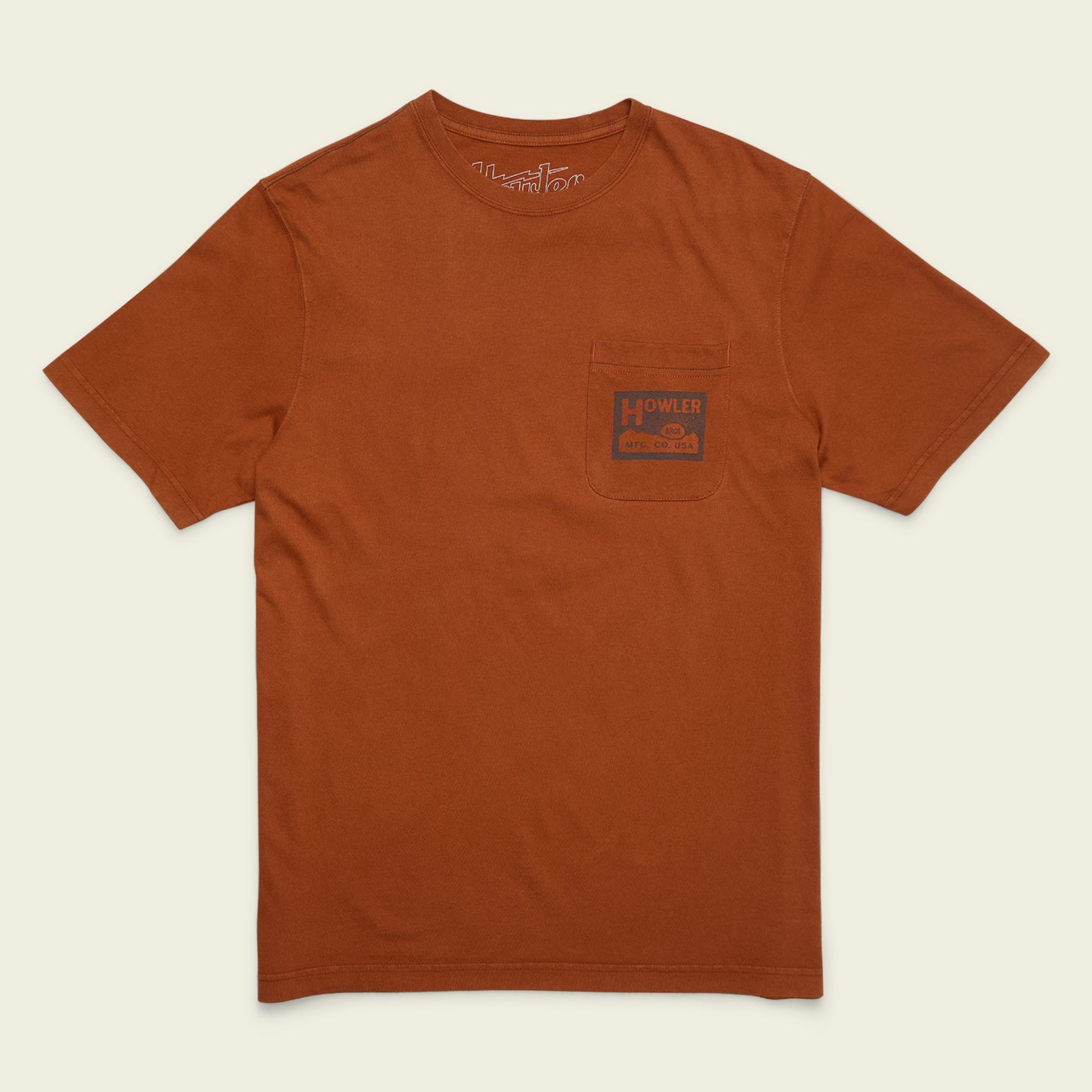 HB Mfg. Co. Cotton Pocket T-Shirt - Caramel - View 3