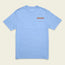 Tarpon Grid Cotton Pocket T-Shirt - Light Blue