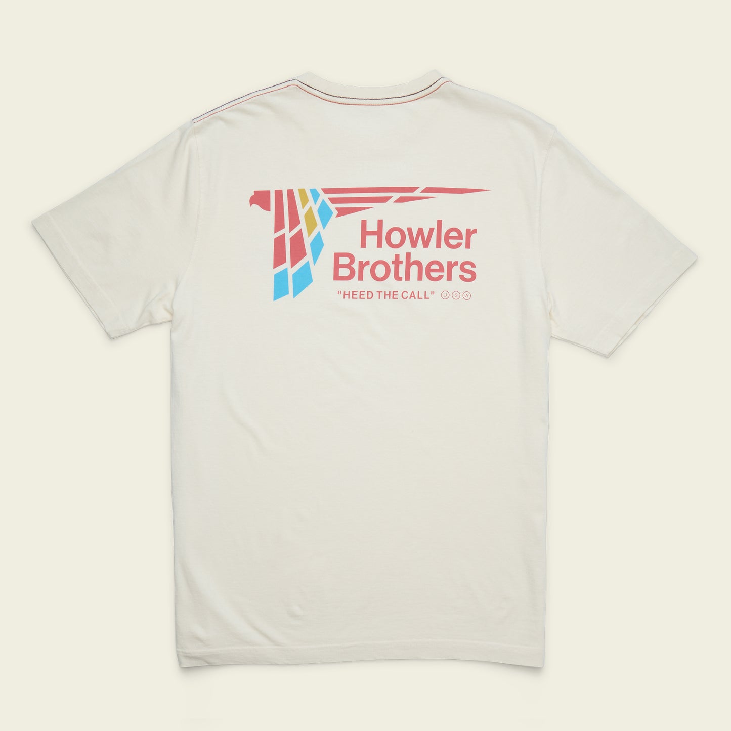 Parrot Patrol Cotton T-Shirt - Natural - View 1