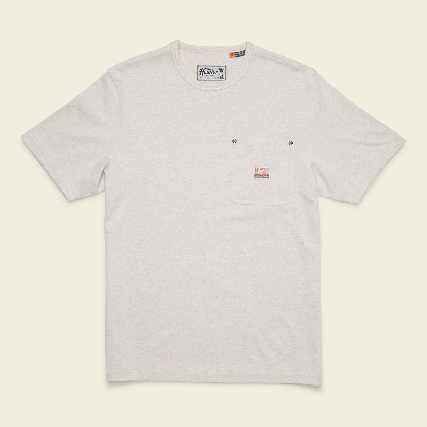 HB Trade T-Shirt - Oatmeal Heather - View 1