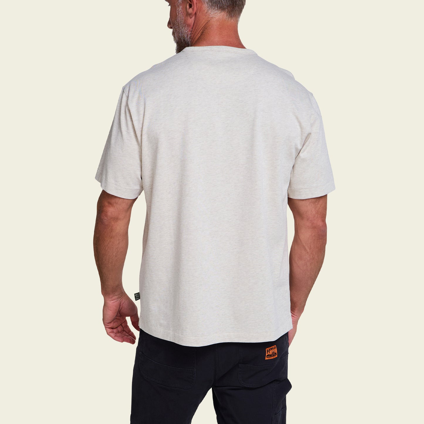 HB Trade T-Shirt - Oatmeal Heather - View 6