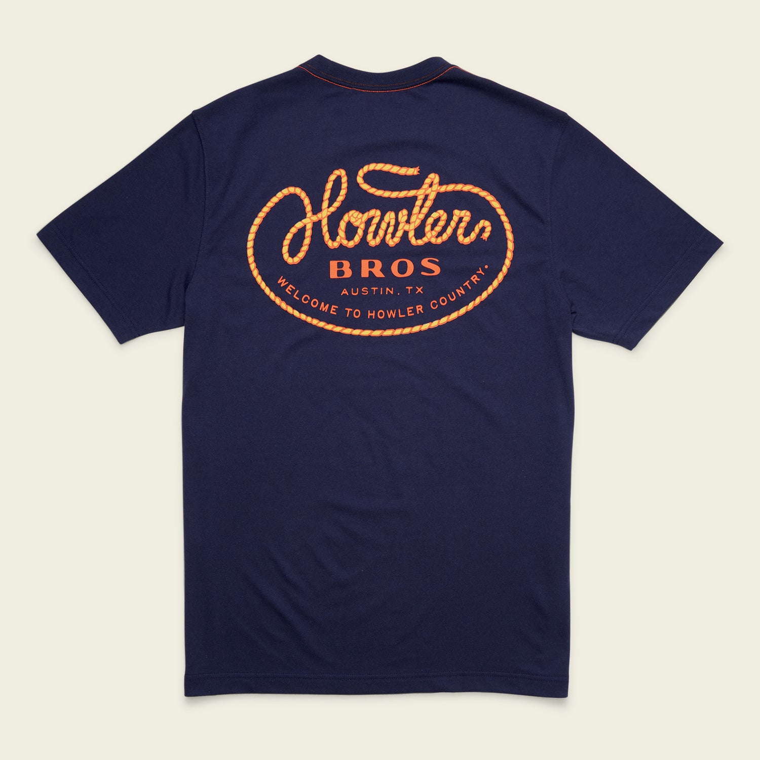 Howler Lasso T-Shirt - Navy - View 1