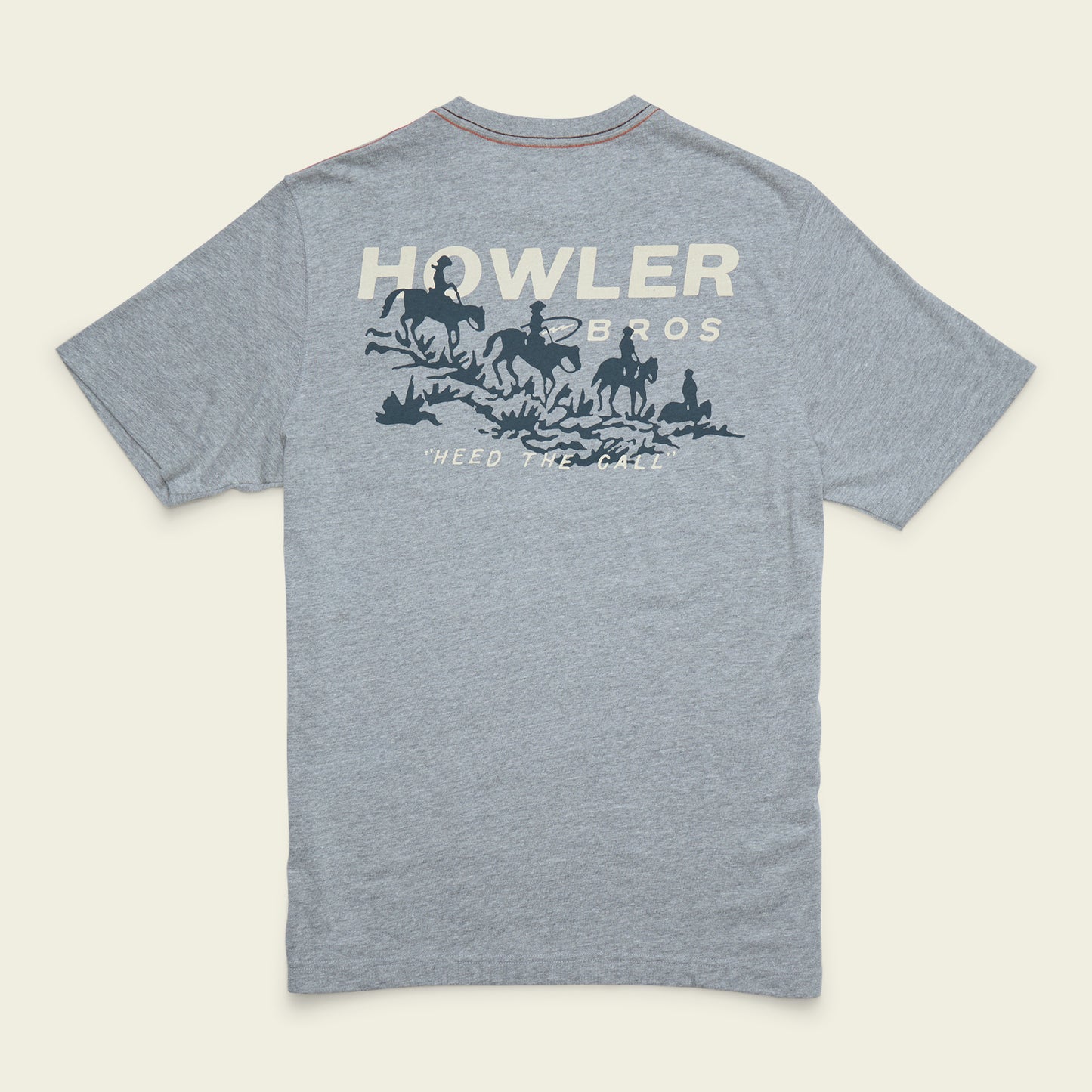 Posse’s Return Pocket T-Shirt - Grey Heather - View 1