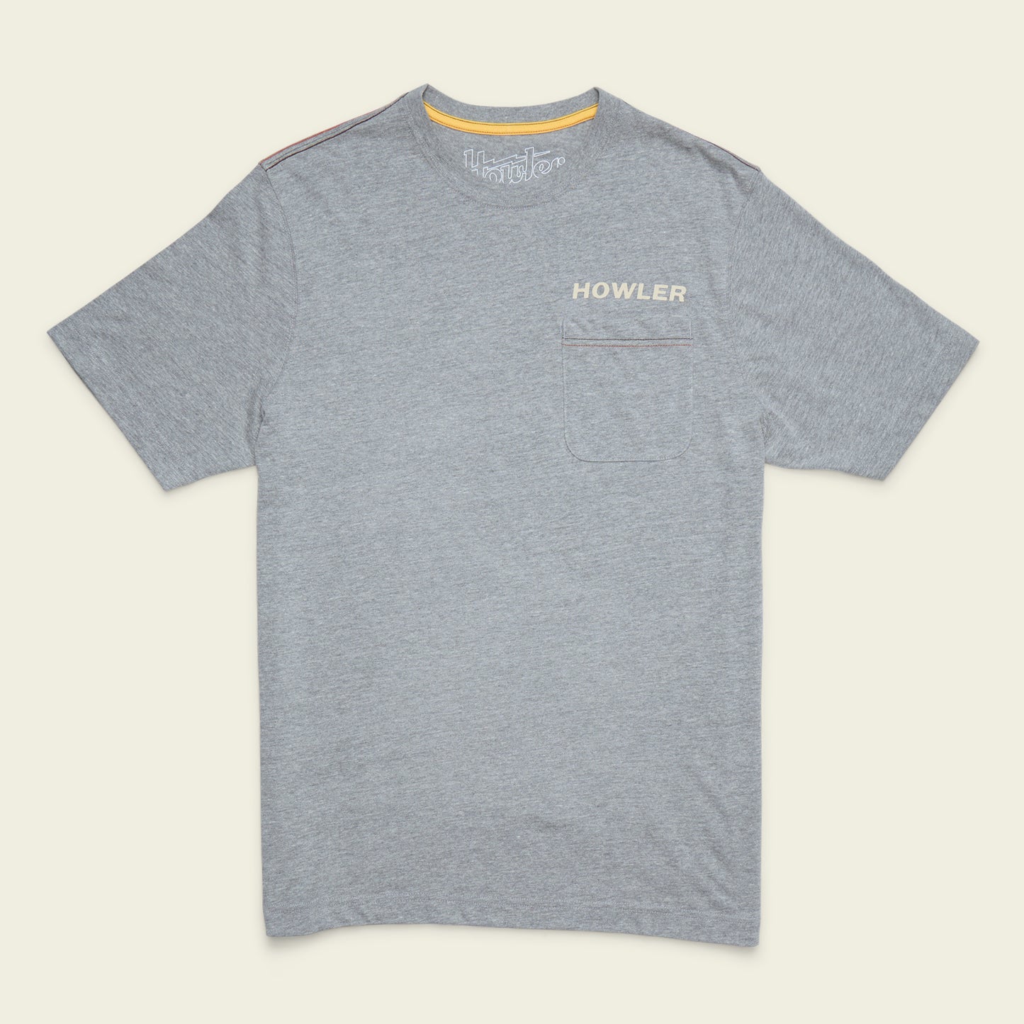 Posse’s Return Pocket T-Shirt - Grey Heather - View 3