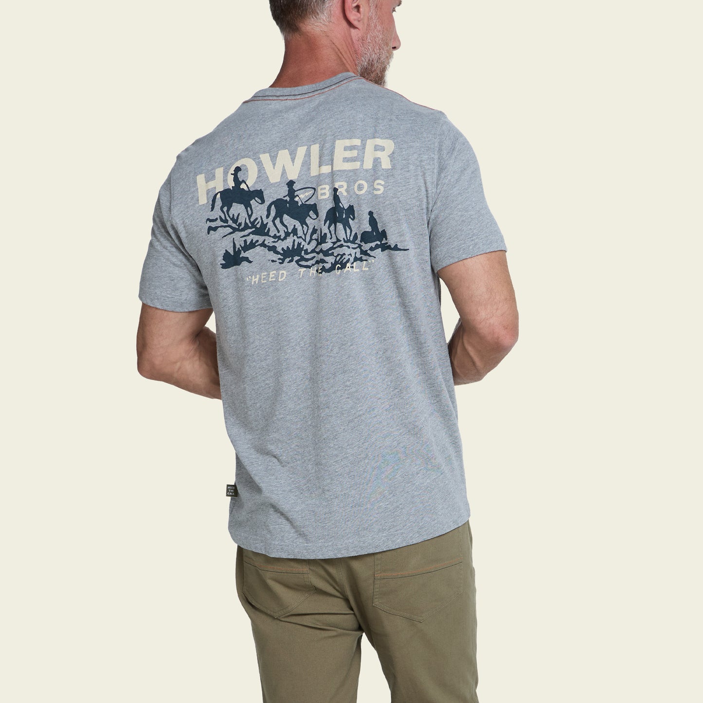 Posse’s Return Pocket T-Shirt - Grey Heather - View 5