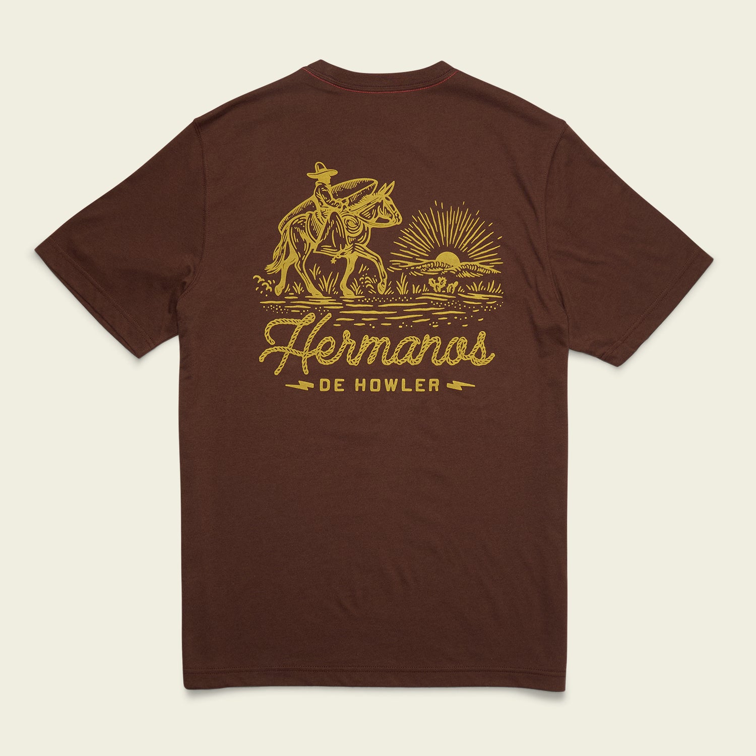 Sunset Rider T-Shirt - Mahogany - View 1