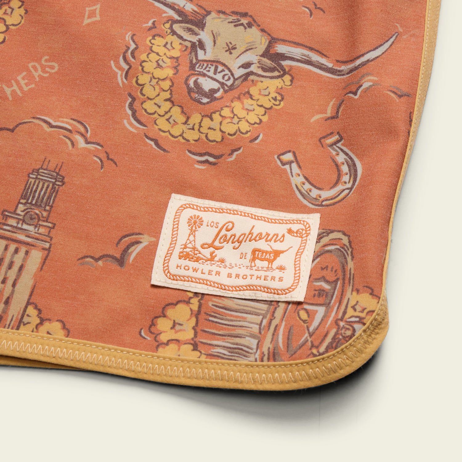 Texas Longhorns Bruja Boardshorts - Forty Acres : Burnt Orange - View 3