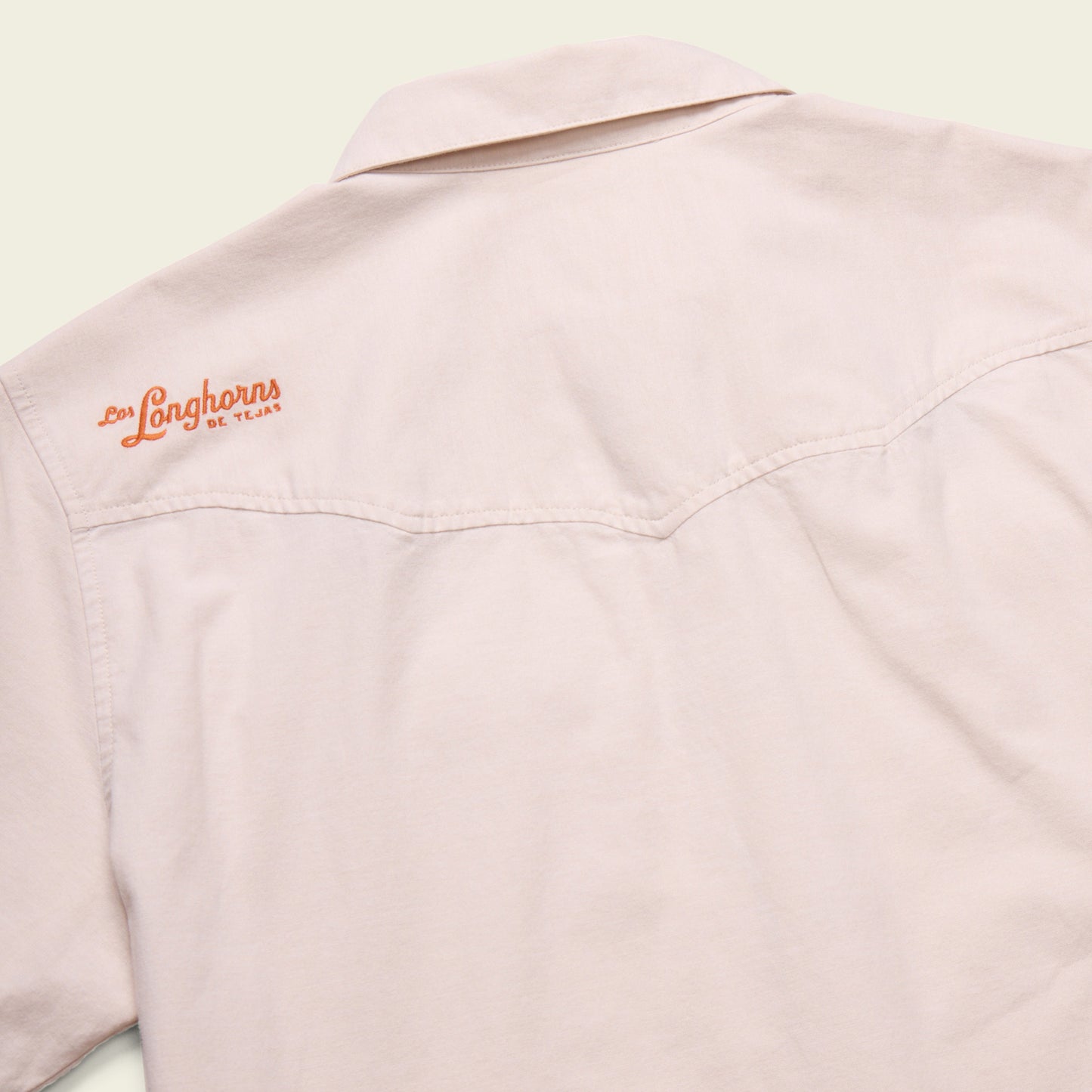 Texas Longhorns Crosscut Deluxe Shortsleeve Snapshirt - Bevos : Riverbed Oxford - View 8