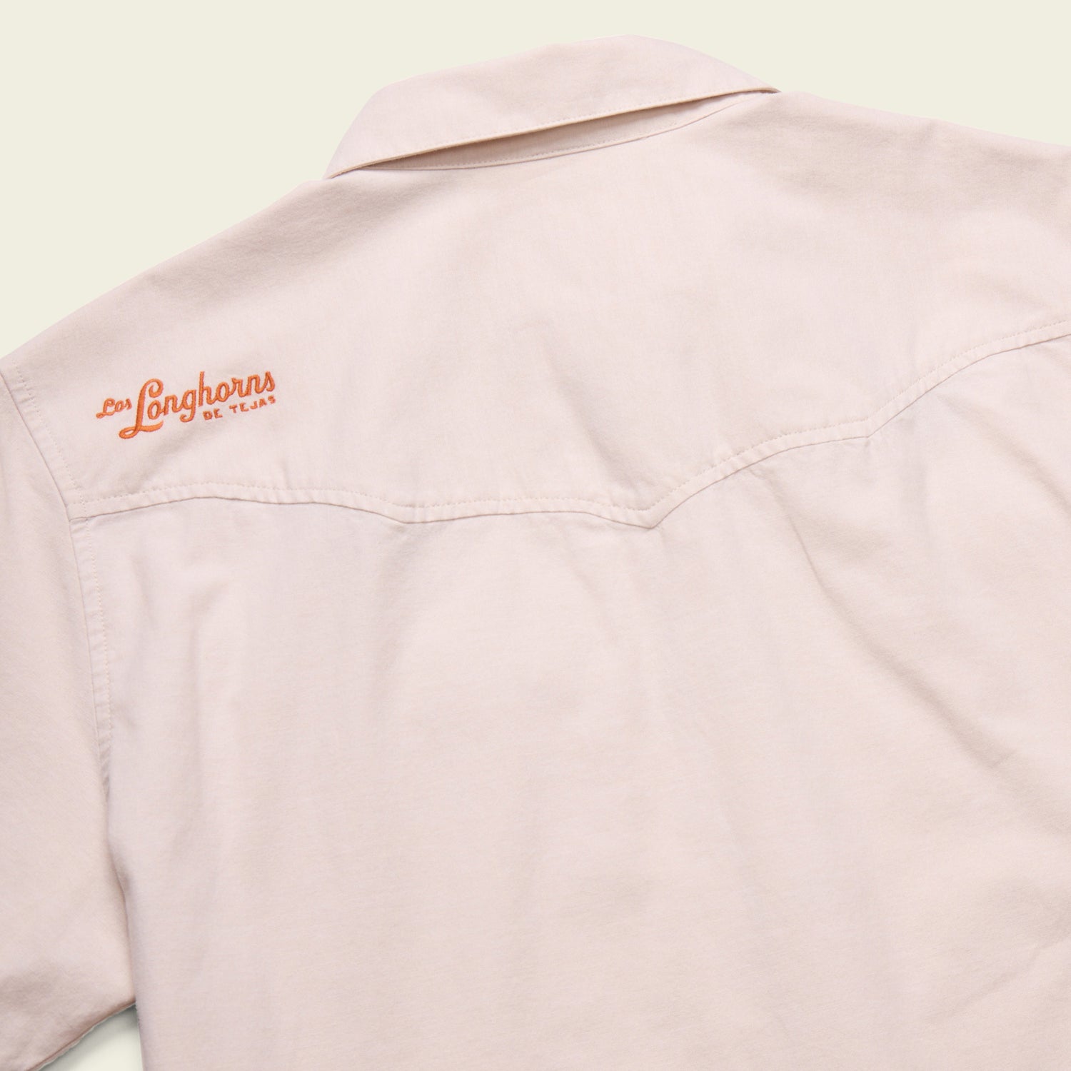 Texas Longhorns Crosscut Deluxe Shortsleeve Snapshirt - Bevos : Riverbed Oxford - View 8