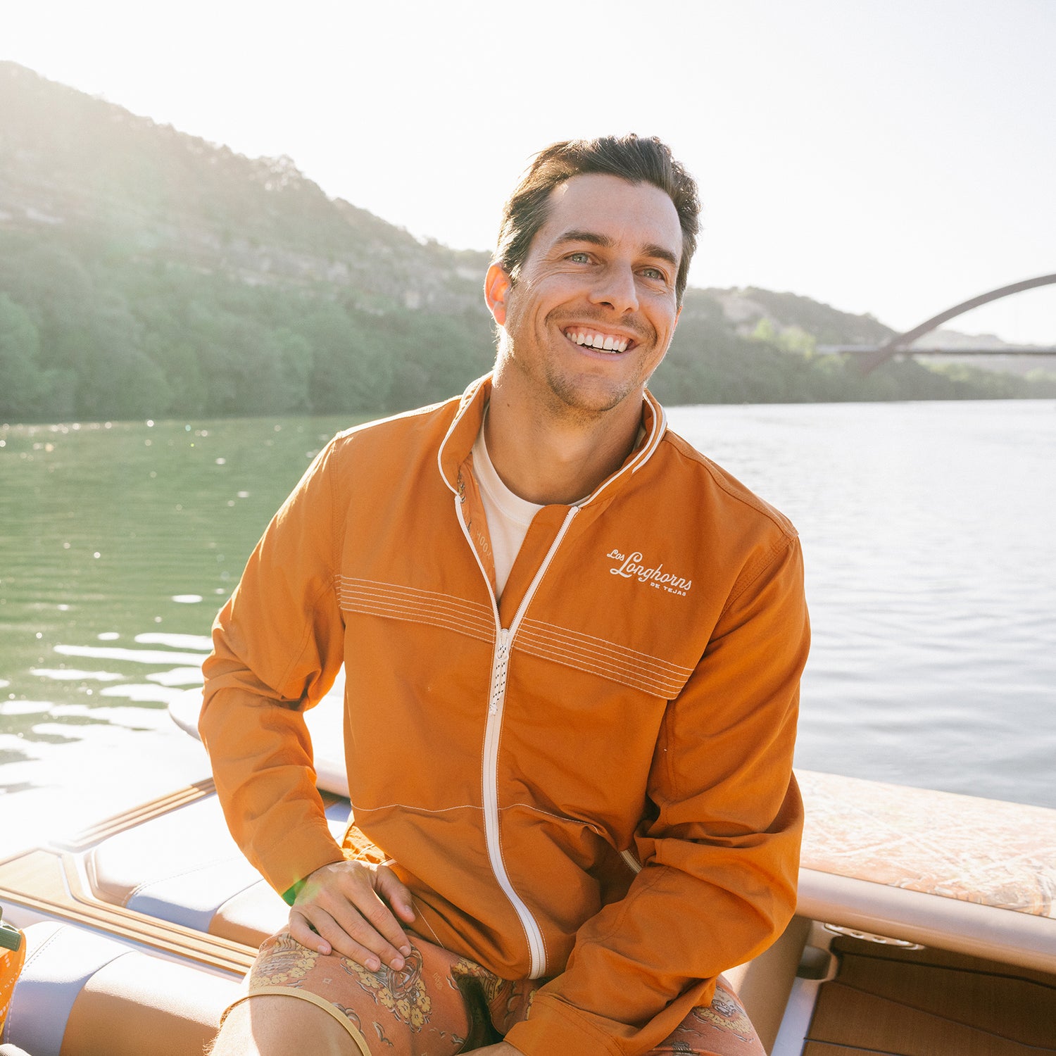 Texas Longhorns Del Mar Session Shell - Forty Acres : Burnt Orange / White