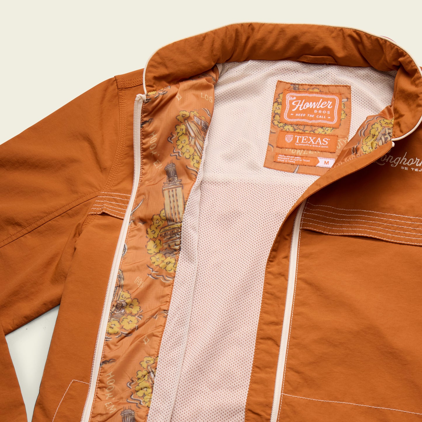 Texas Longhorns Del Mar Session Shell - Forty Acres : Burnt Orange / White - View 5