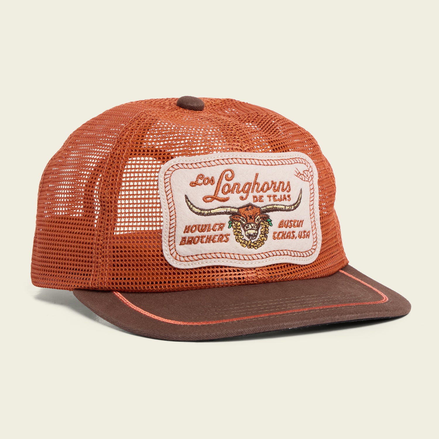 Texas Longhorns Feedstore Snapback - Bevo Buckle : Burnt Orange / Brown