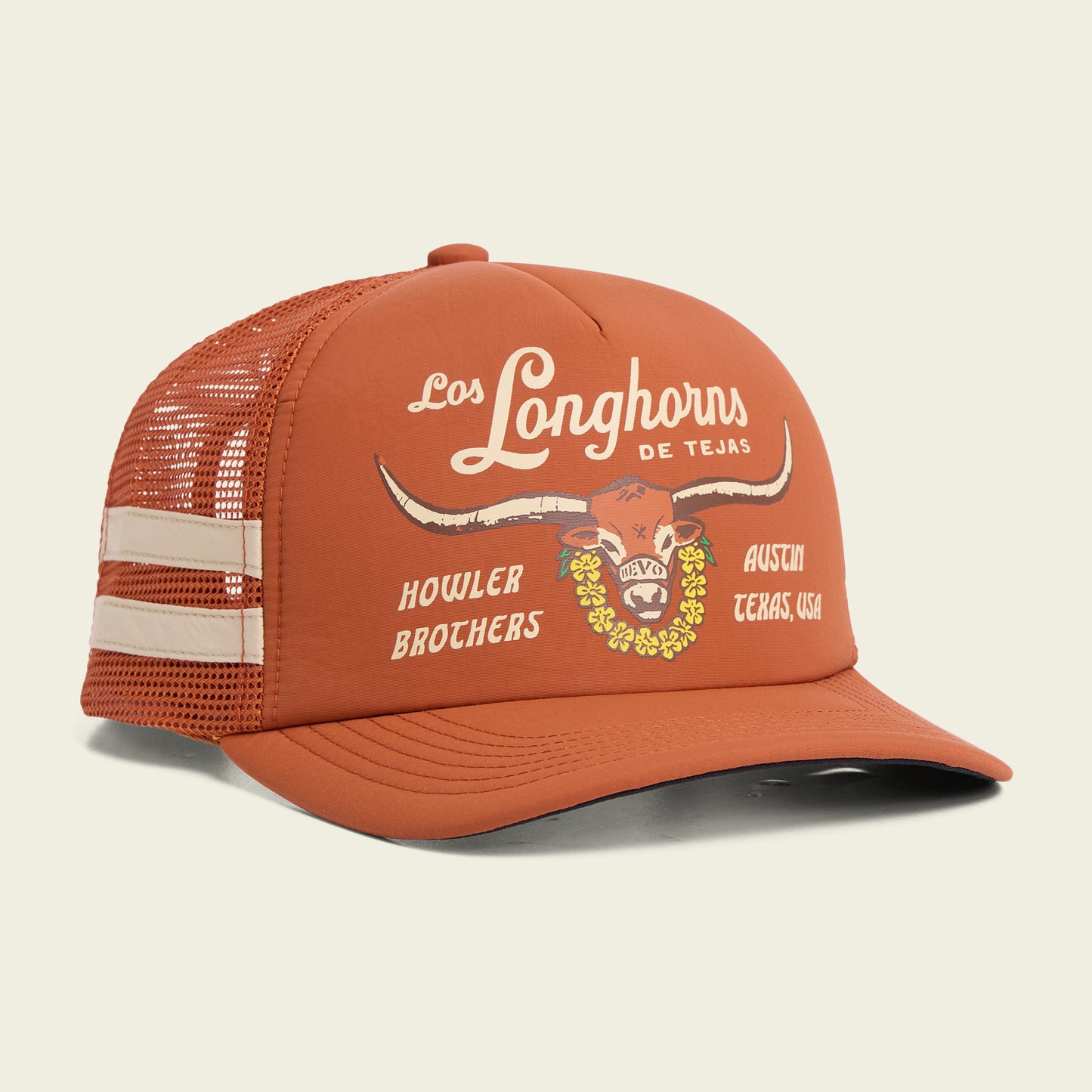 Texas Longhorns Foam Dome - Bevo Stripe : Burnt Orange - View 1
