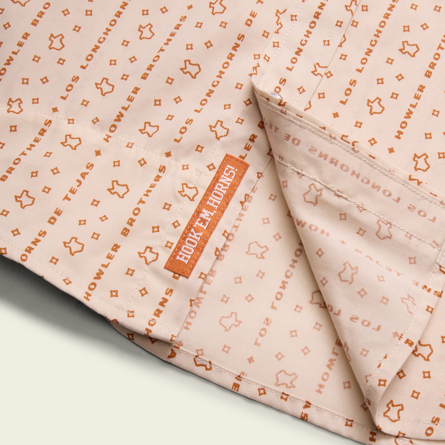 Texas Longhorns H Bar B Snapshirt - Los Longhorns Stripe : Riverbed Oxford - View 5
