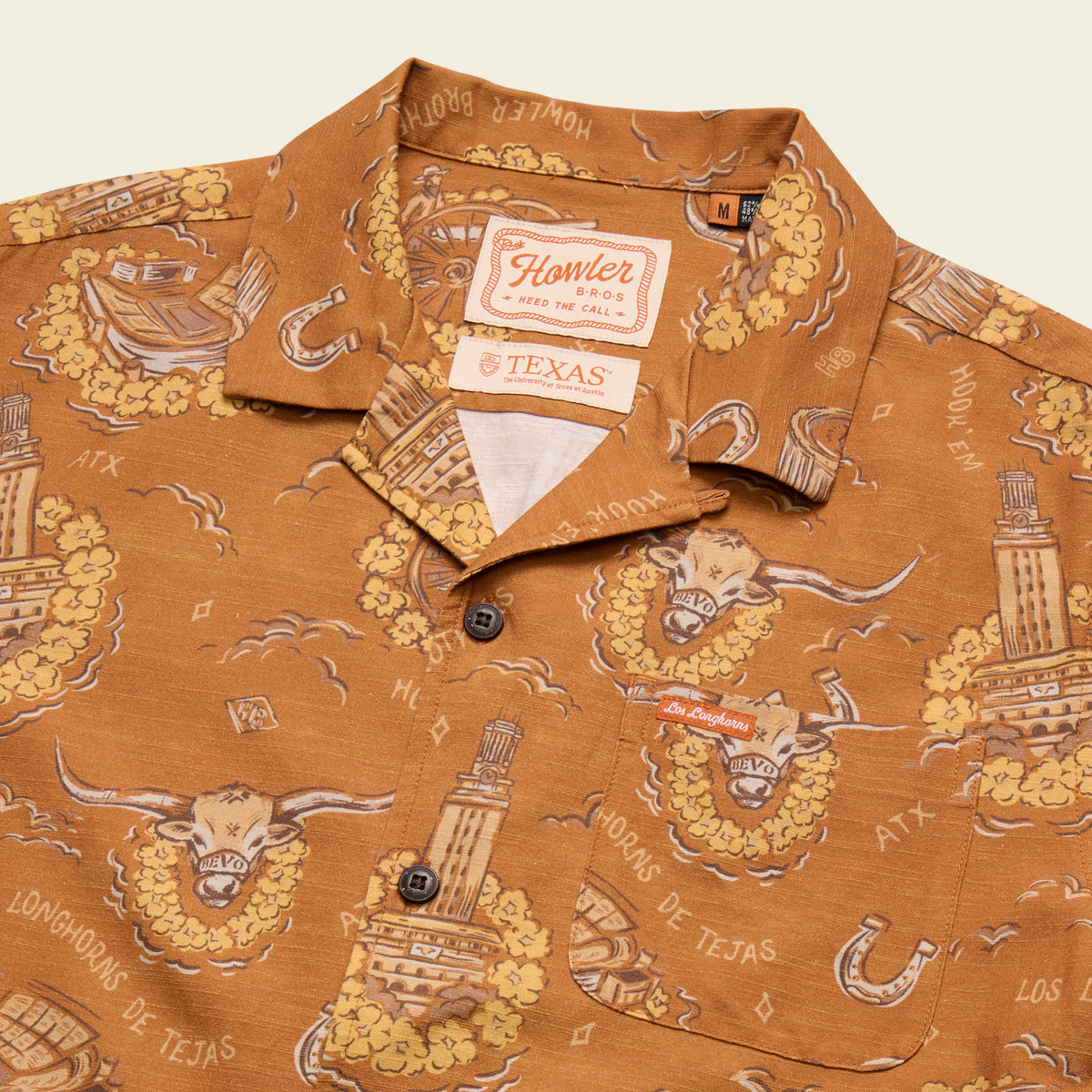 Texas Longhorns Monoloha Shirt - Forty Acres : Burnt Orange - View 3