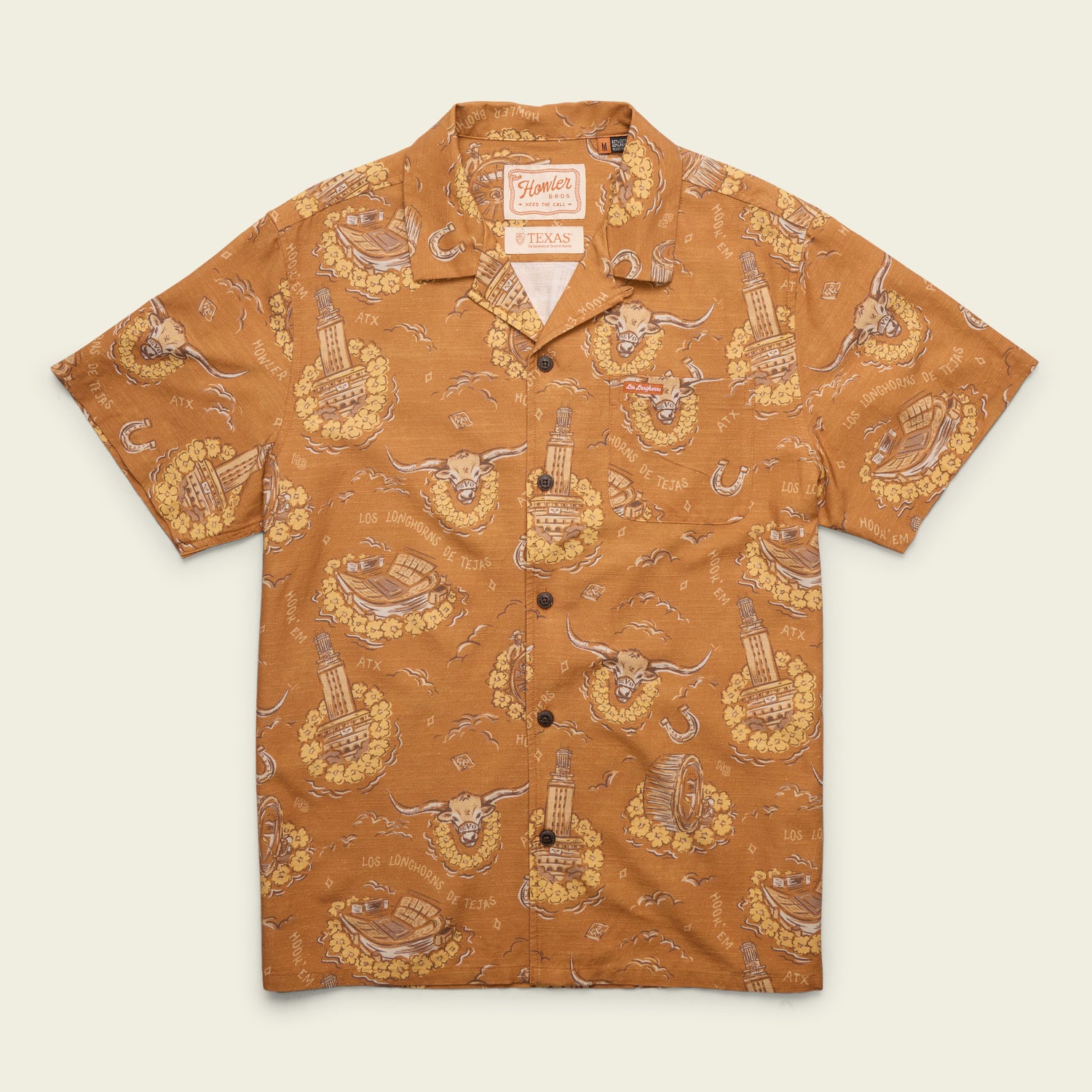 Texas Longhorns Monoloha Shirt - Forty Acres : Burnt Orange