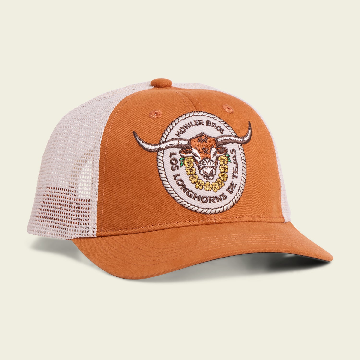 Texas Longhorns Standard Hat - Bevo : Burnt Orange / White