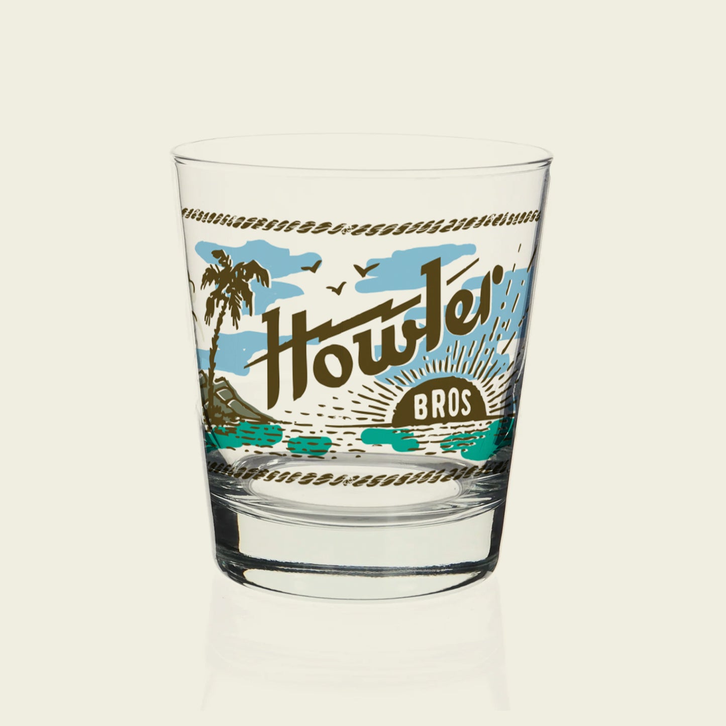 Tiki Glass - Howler Paradise : Blue / Green