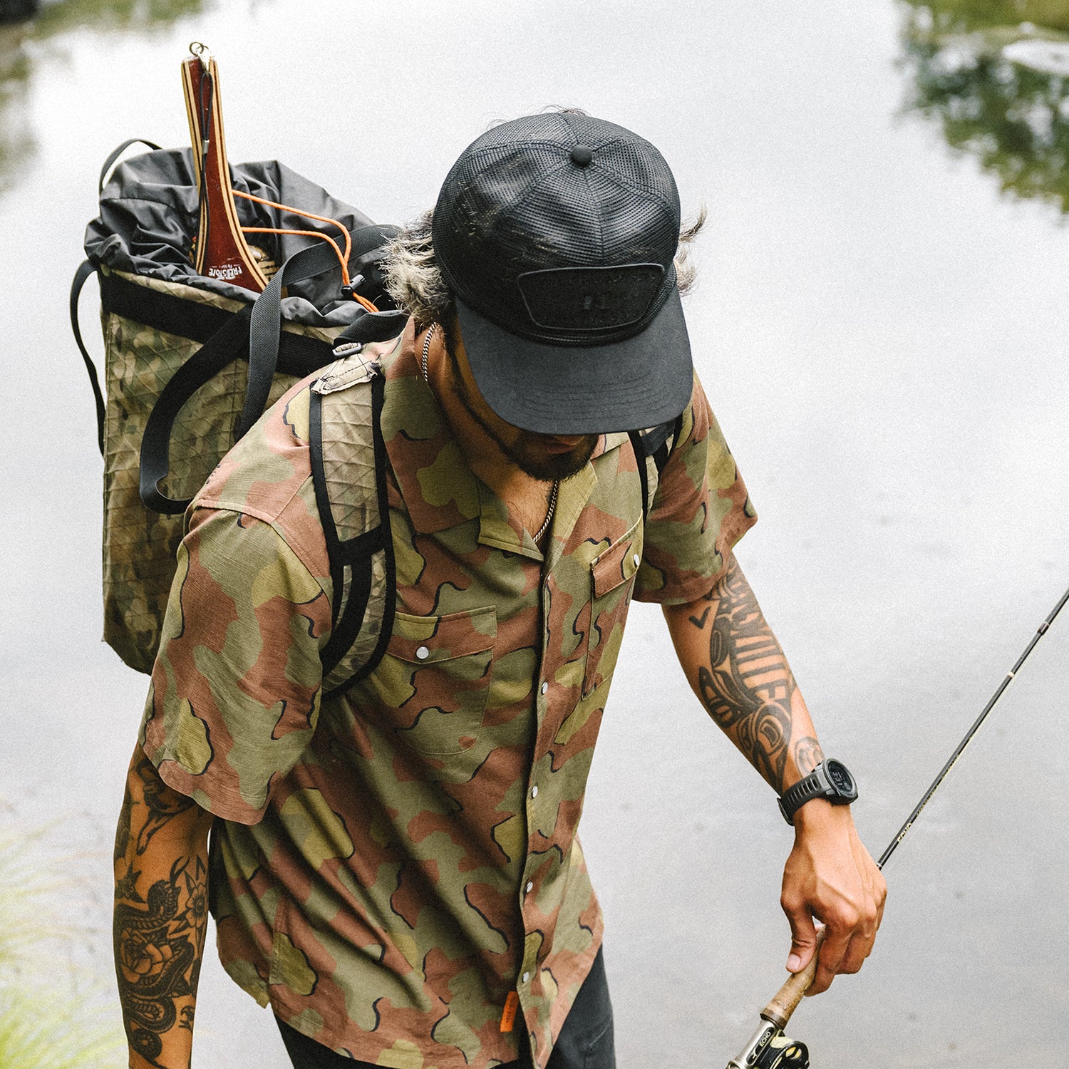 Feedstore Snapback - Black on Black
