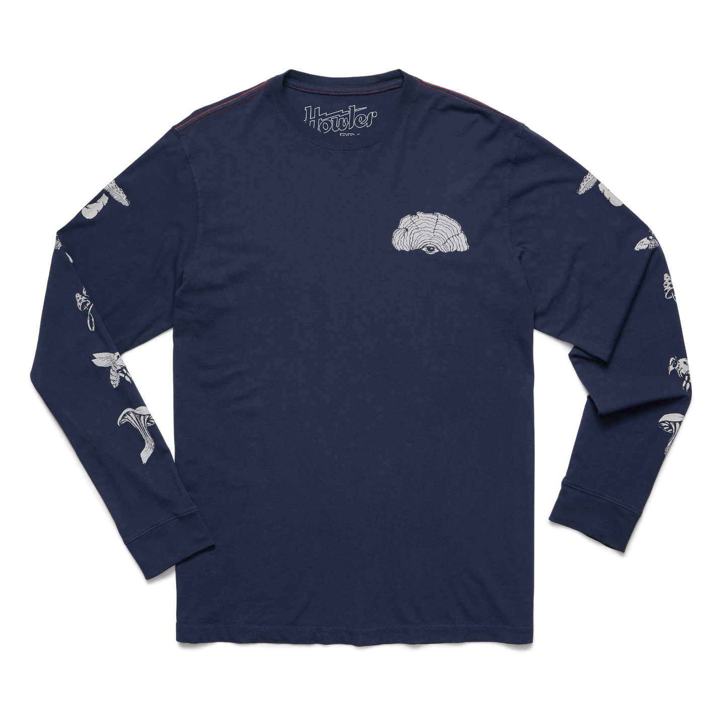 Ft. Lonesome Mutation Longsleeve Cotton T-Shirt - Midnight