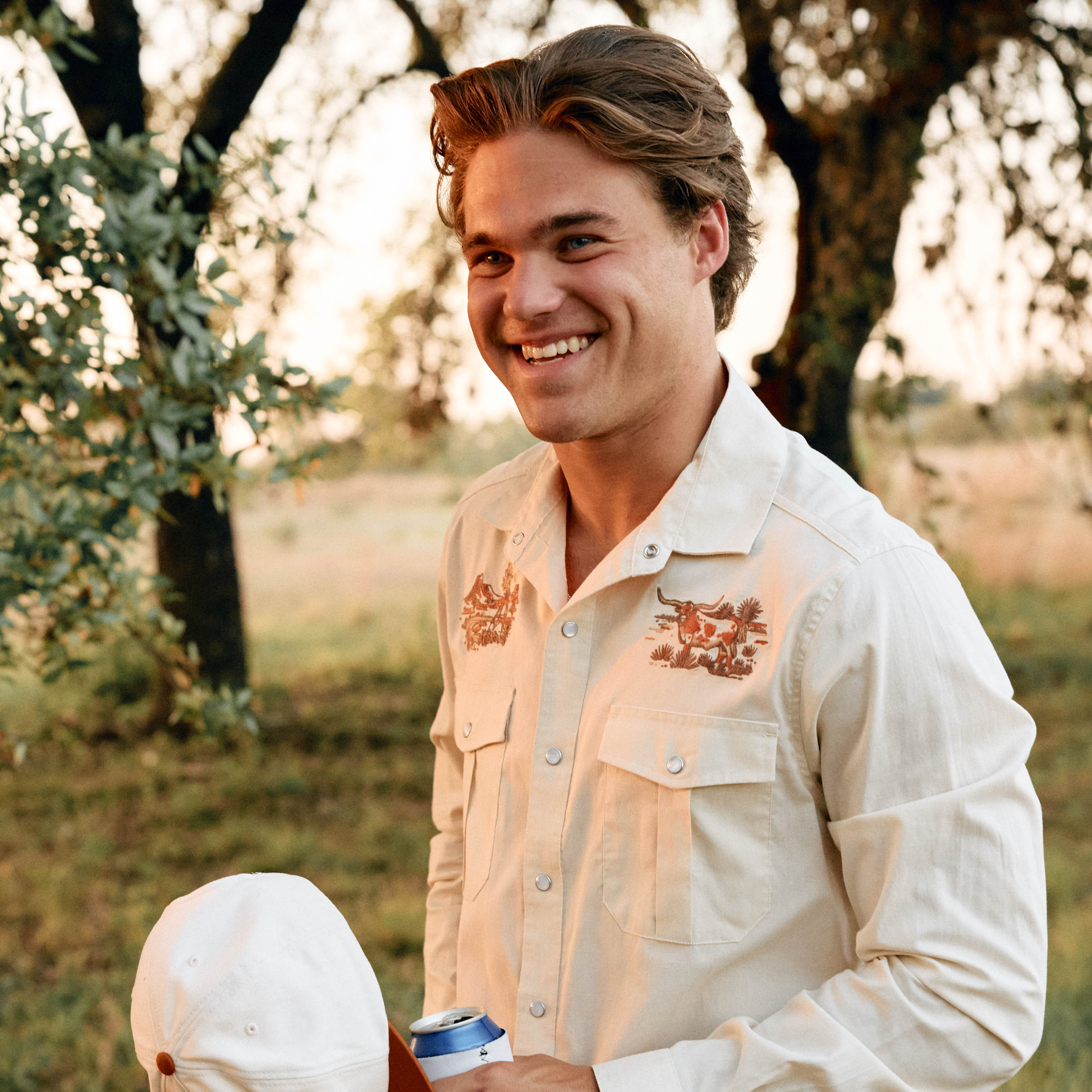 Texas Longhorns Gaucho Snapshirt - Longhorn Country : Tejas Tan
