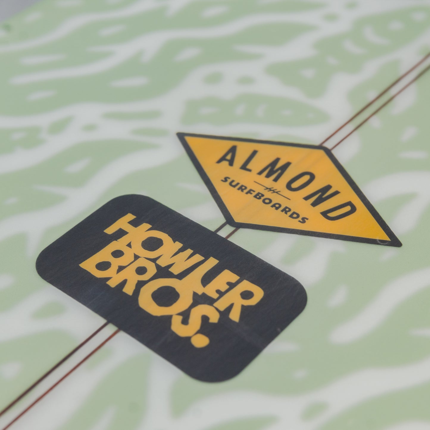 Howler x Almond 6'6" Surfboard - Kelp Forest
