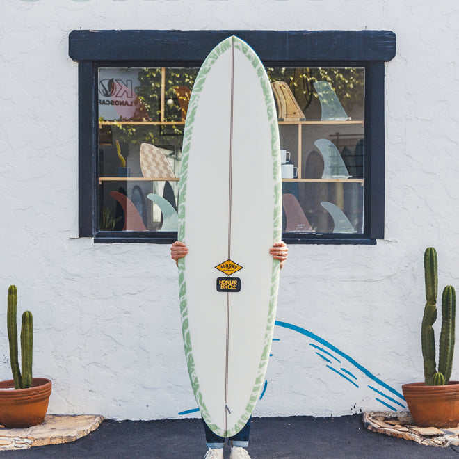 Howler x Almond 6'10" Surfboard - Kelp Forest