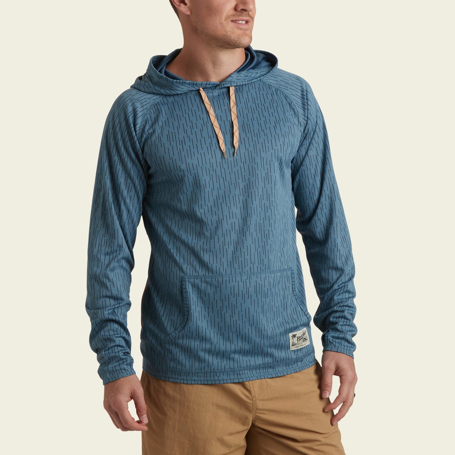 Loggerhead Hoodie - Deluge Camo : Pacific Blue