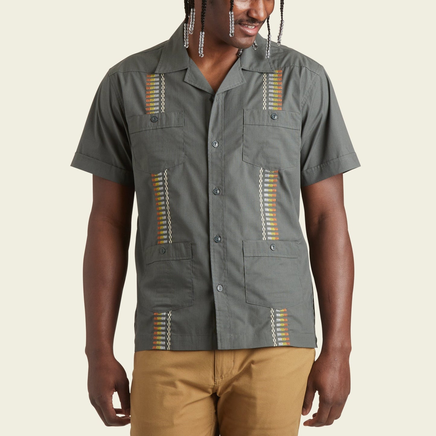 Guayabera Shirt - Antique Black