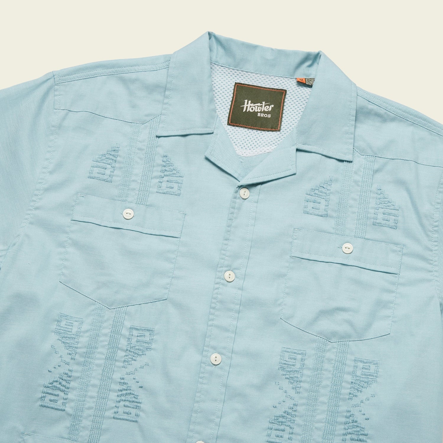 Guayabera Shirt - Hemisphere Blue