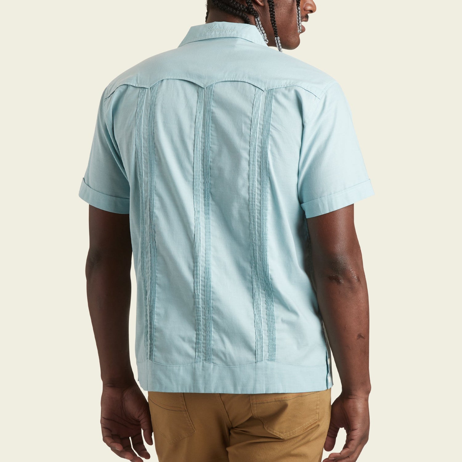 Guayabera Shirt - Hemisphere Blue