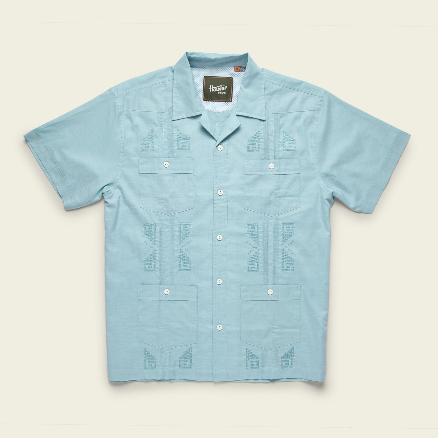 Guayabera Shirt - Hemisphere Blue