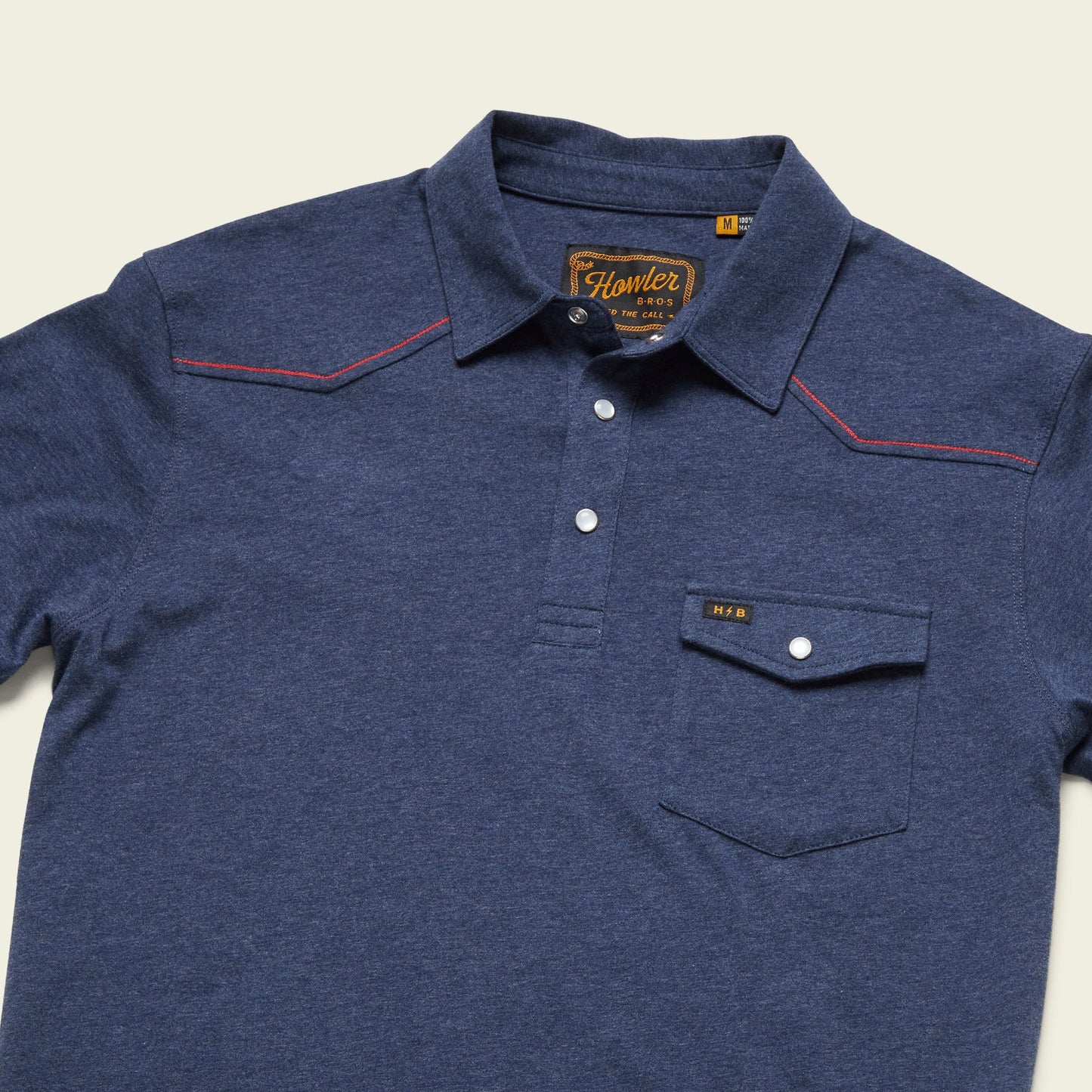 Ranchero Polo - Indigo Heather