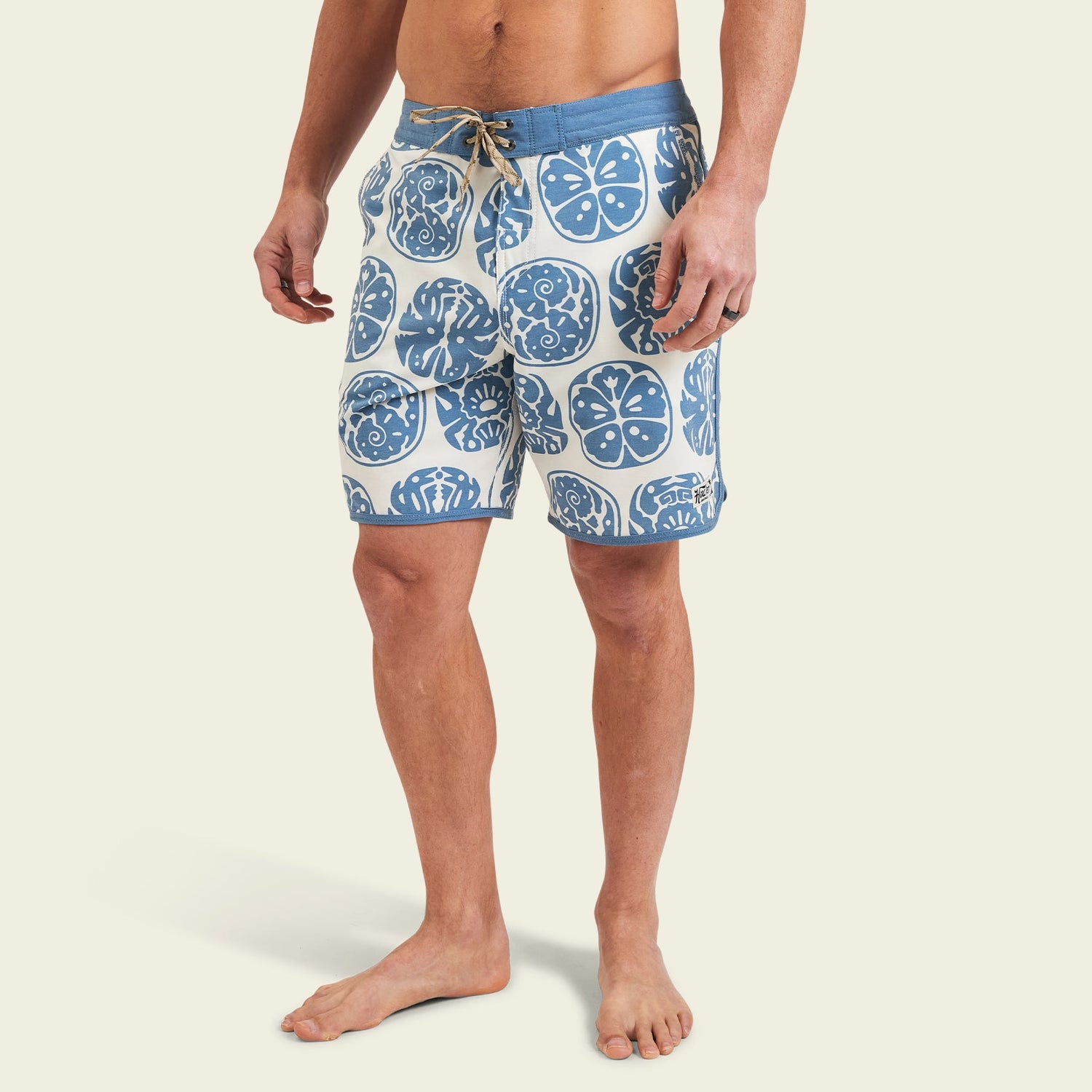 Bruja Boardshorts 18.5" - Sea Idols : Bone White